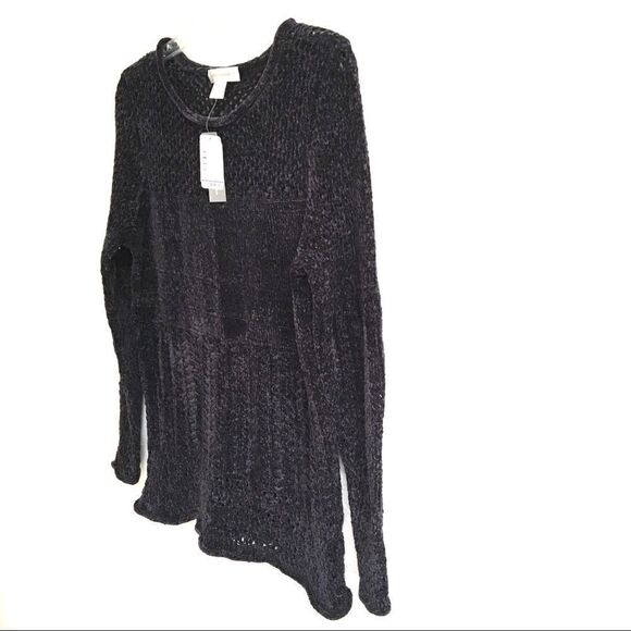 Christopher & Banks crew neck knit sweater S - Picture 2 of 10